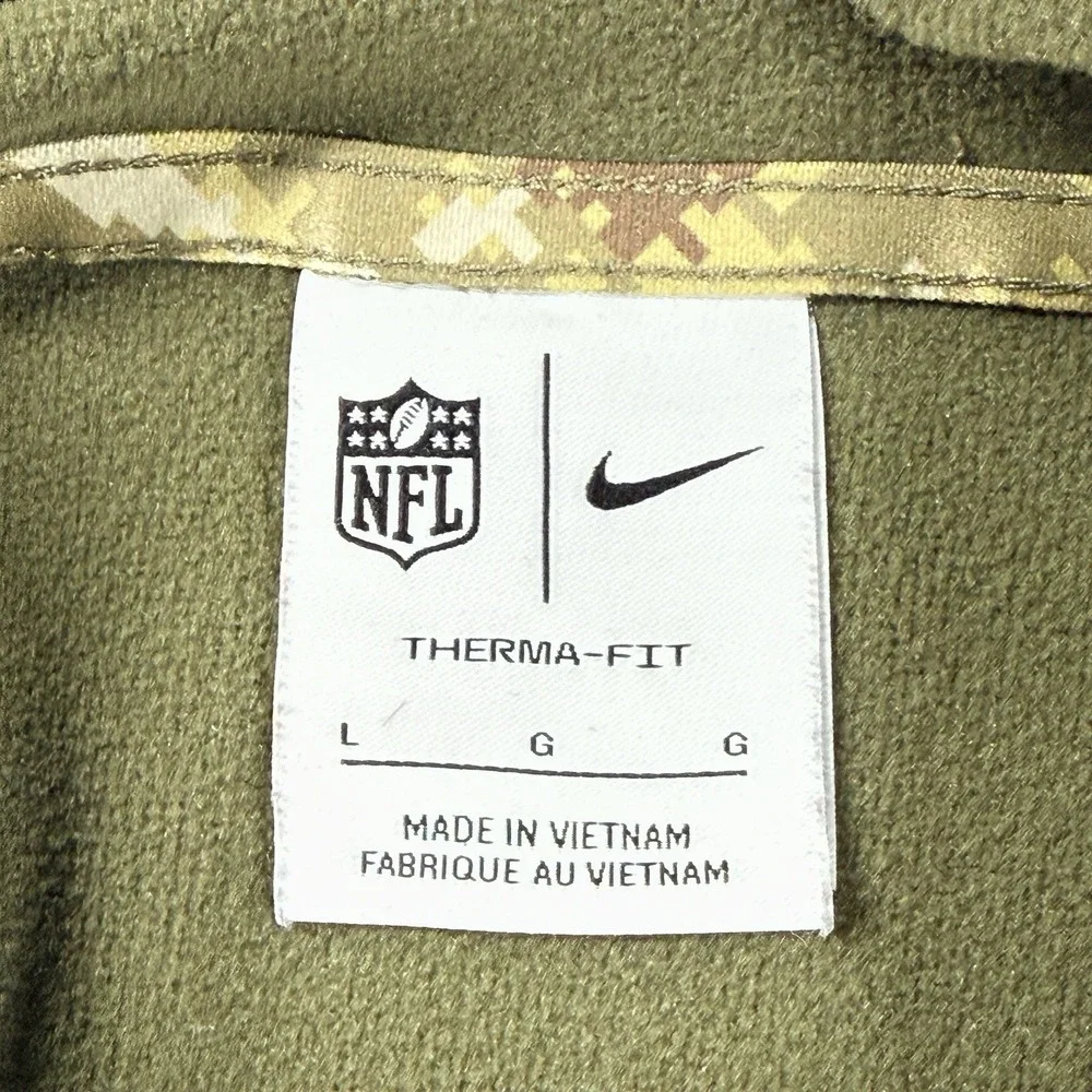 Dallas Cowboys Nike Therma-FIT Salute Service Hoodie 2022 Men's Large Camo‎ NFL